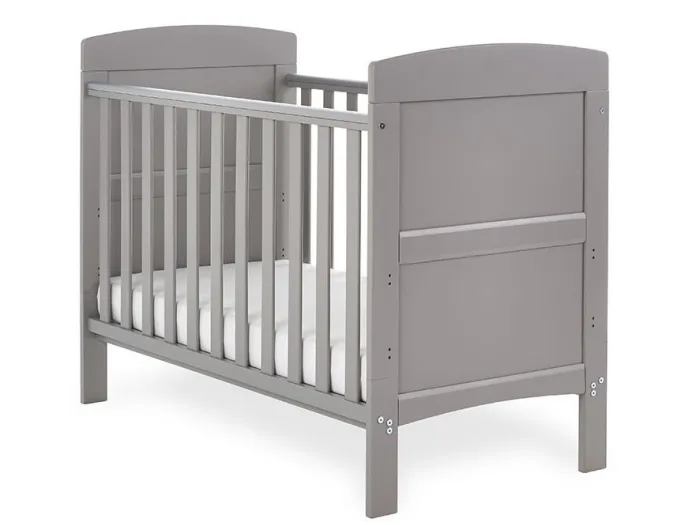 Obaby Grace Mini Cot Bed - Taupe Grey