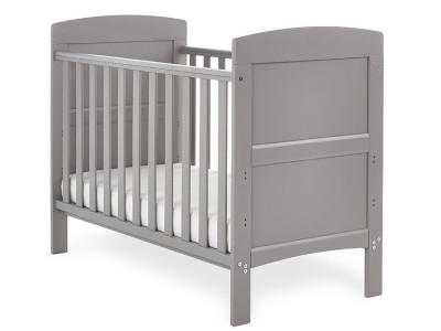 Obaby Grace Mini Cot Bed - Taupe Grey | Baby Snooze