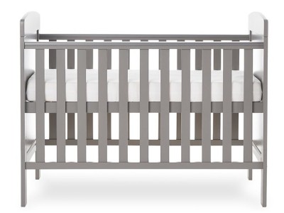Obaby Grace Mini Cot Bed - Taupe Grey | Baby Snooze