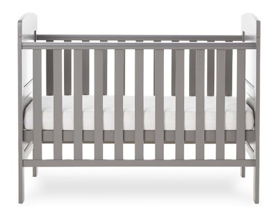 Obaby Grace Mini Cot Bed - Taupe Grey | Baby Snooze