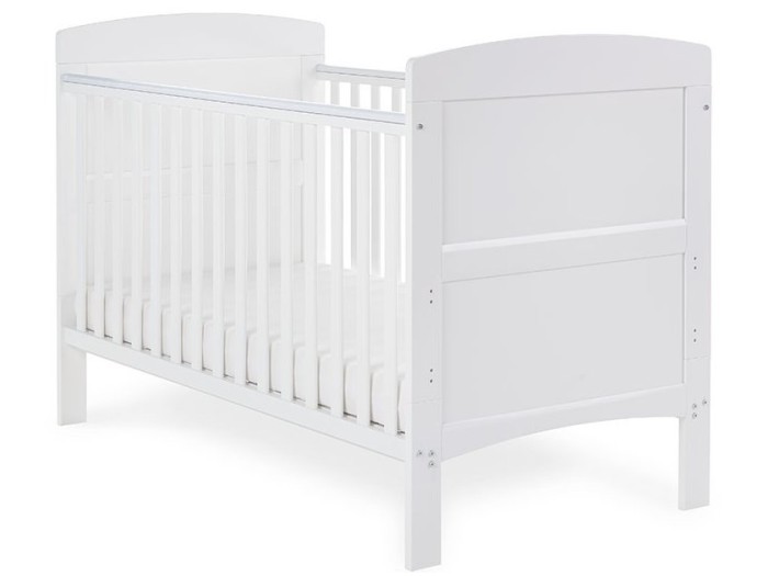 Obaby Grace Cot Bed - White | Baby Snooze