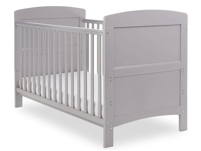 Obaby Grace Cot Bed - Warm Grey | Baby Snooze