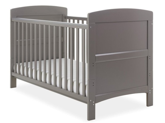 Obaby Grace Cot Bed - Taupe Grey | Baby Snooze