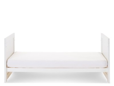 Obaby Nika Cot Bed - White Wash | Baby Snooze