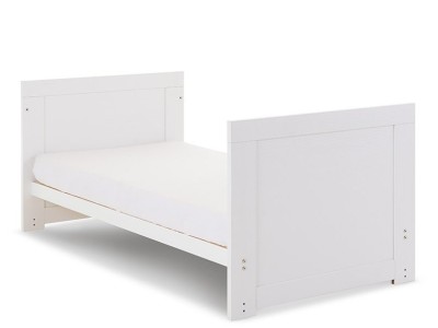 Obaby Nika Cot Bed - White Wash | Baby Snooze