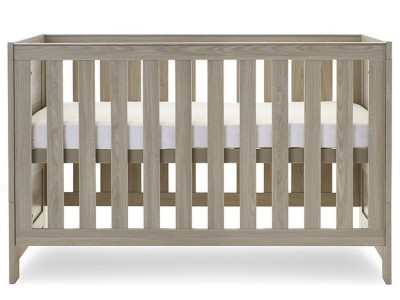Obaby Nika Cot Bed - Grey Wash | Baby Snooze