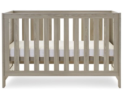 Obaby Nika Cot Bed - Grey Wash | Baby Snooze