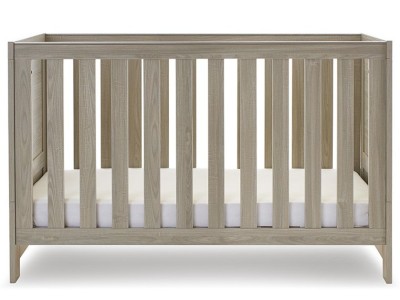 Obaby Nika Cot Bed - Grey Wash | Baby Snooze