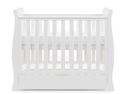 Obaby Stamford Space Saver Cot - White | Baby Snooze