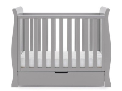 Obaby Stamford Space Saver Cot - Warm Grey | Baby Snooze