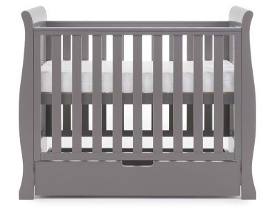 Obaby Stamford Space Saver Cot - Taupe Grey | Baby Snooze