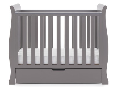 Obaby Stamford Space Saver Cot - Taupe Grey | Baby Snooze