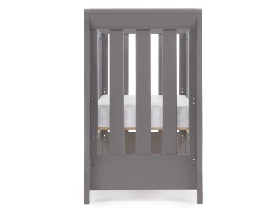 Obaby Stamford Space Saver Cot - Taupe Grey | Baby Snooze