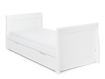 Obaby Stamford Classic Cot Bed - White | Baby Snooze