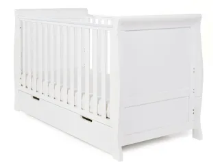 Obaby stamford sleigh store cot bed mattress