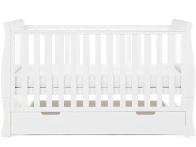Obaby Stamford Classic Cot Bed - White | Baby Snooze