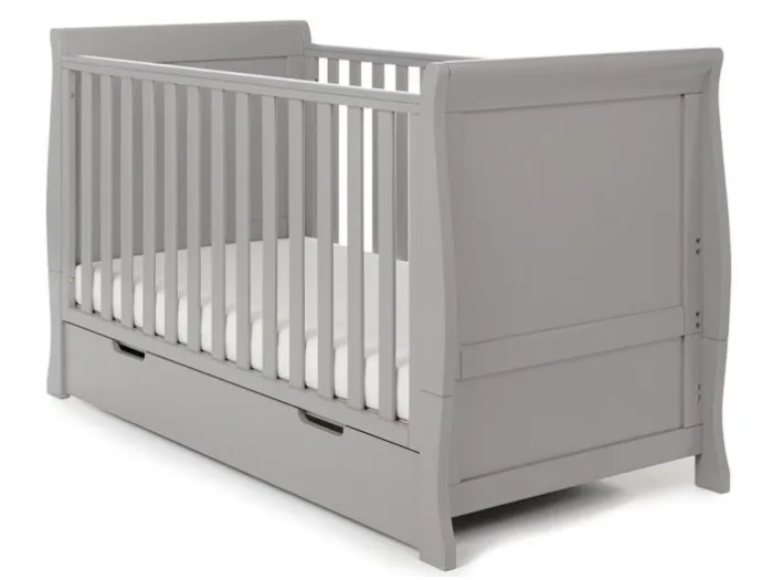 Obaby Stamford Classic Cot Bed - Warm Grey