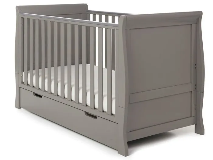 Obaby Stamford Classic Cot Bed - Taupe Grey