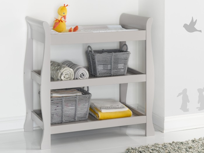 Stamford Open Changing Unit - Warm Grey | Obaby