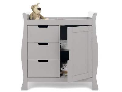 Stamford Closed Changing Unit - Warm Grey | Obaby