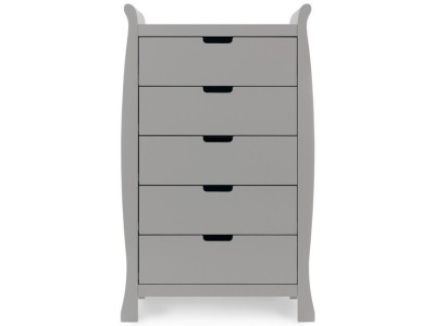 Stamford Tall Chest Of Drawers - Warm Grey | Obaby