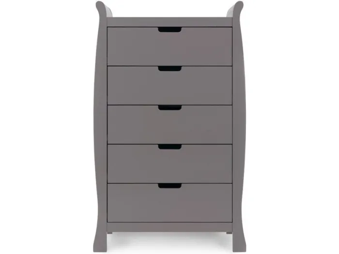 Stamford Tall Chest Of Drawers - Taupe Grey | Obaby