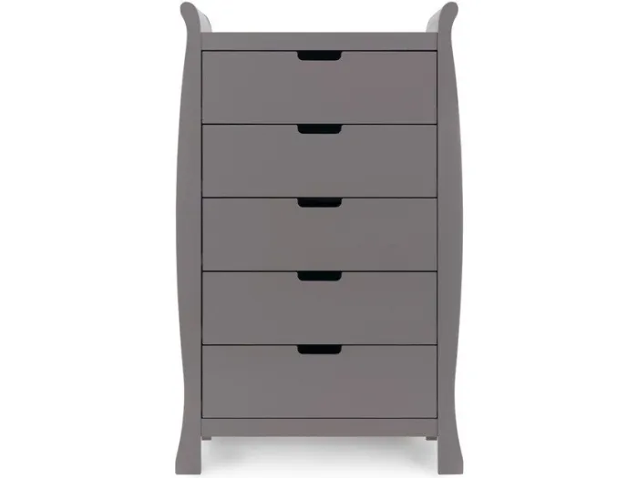 Obaby Stamford Tall Chest Of Drawers - Taupe Grey