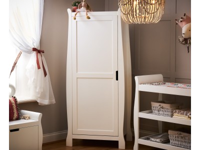 Obaby Stamford Single Wardrobe - White | Baby Snooze