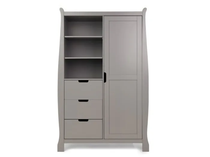 Obaby Stamford Double Wardrobe - Taupe Grey