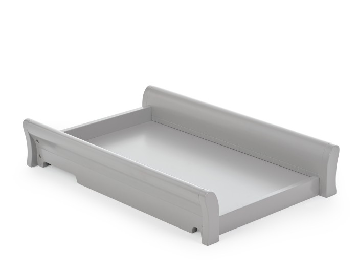 Obaby Stamford Cot Top Changer - Warm Grey | Baby Snooze