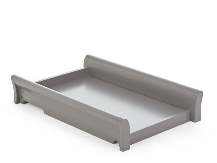 Obaby Stamford Cot Top Changer - Taupe Grey | Baby Snooze