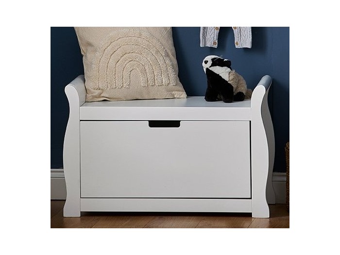 Obaby Stamford Toy Box - White | Baby Snooze