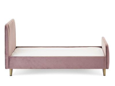 Obaby Gatsby Velvet Toddler Bed - Velvet Pink | Baby Snooze