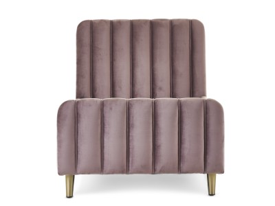 Obaby Gatsby Velvet Toddler Bed - Velvet Pink | Baby Snooze