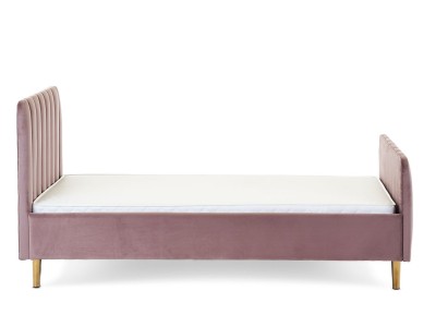 Obaby Gatsby Velvet Single Bed - Velvet Pink | Baby Snooze