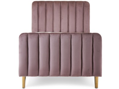 Obaby Gatsby Velvet Single Bed - Velvet Pink | Baby Snooze