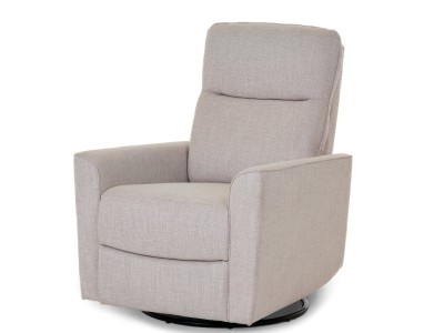 Savannah Swivel Glider Recliner Chair - Oatmeal | Obaby
