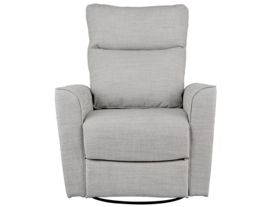 Savannah Swivel Glider Recliner Chair - Pebble | Obaby