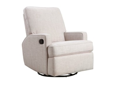 Obaby Madison Swivel Glider Recliner Chair in Oatmeal