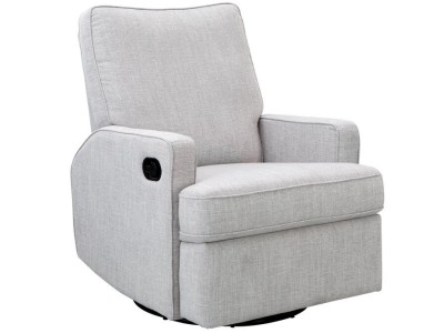 Obaby Madison Swivel Glider Recliner Chair in Pebble