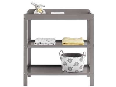 Obaby Open Changing Unit | White, Warm Grey and Taupe Grey