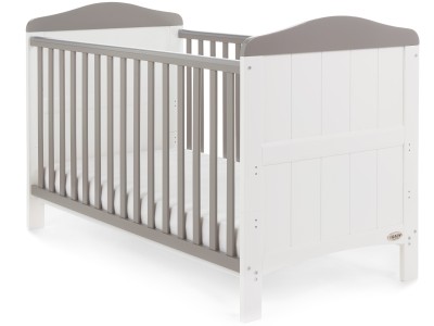 Whitby 2 Piece Room Set - White with Taupe Grey | Obaby