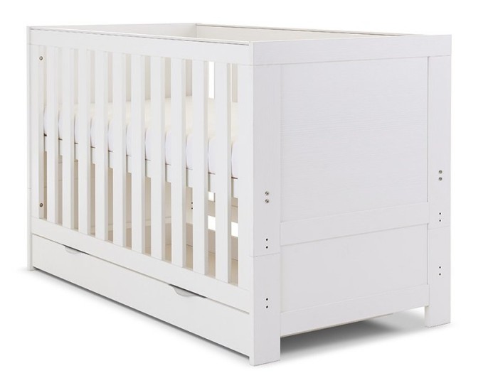 Obaby Nika Mini 3 Piece Room Set - White Wash | Baby Snooze
