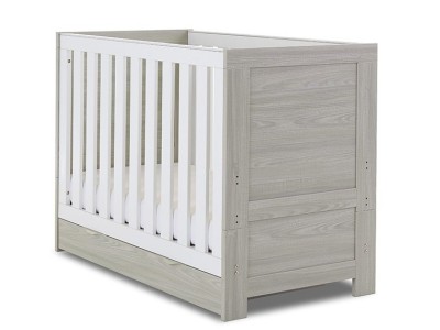 Nika Mini 3 Piece Room Set - Grey Wash & White | Obaby