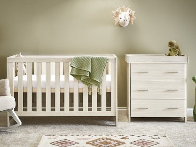 Obaby Nika 2 Piece Room Set - Oatmeal | Baby Snooze