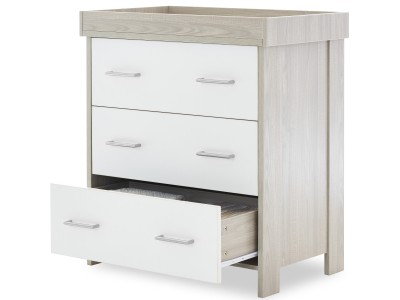 Nika 3 Piece Room Set - Grey Wash & White | Obaby