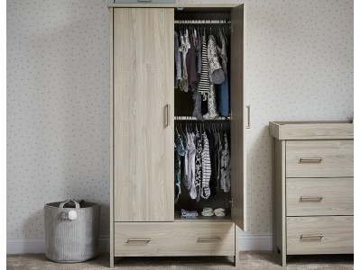 Obaby Nika 3 Piece Room Set - Grey Wash | Baby Snooze