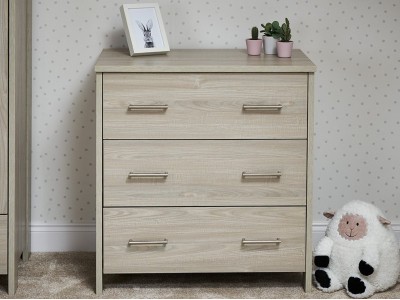 Obaby Nika 3 Piece Room Set - Grey Wash | Baby Snooze