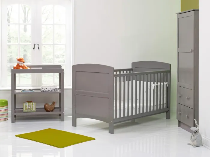 Obaby Grace 2 Piece Room Set Taupe Grey | Baby Snooze