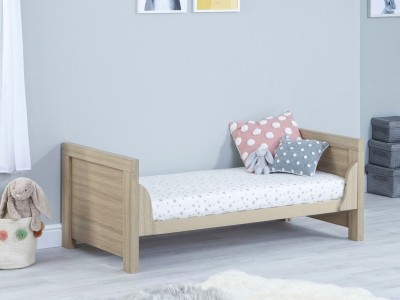 Babymore Luno Cot Bed – Oak | Baby Snooze